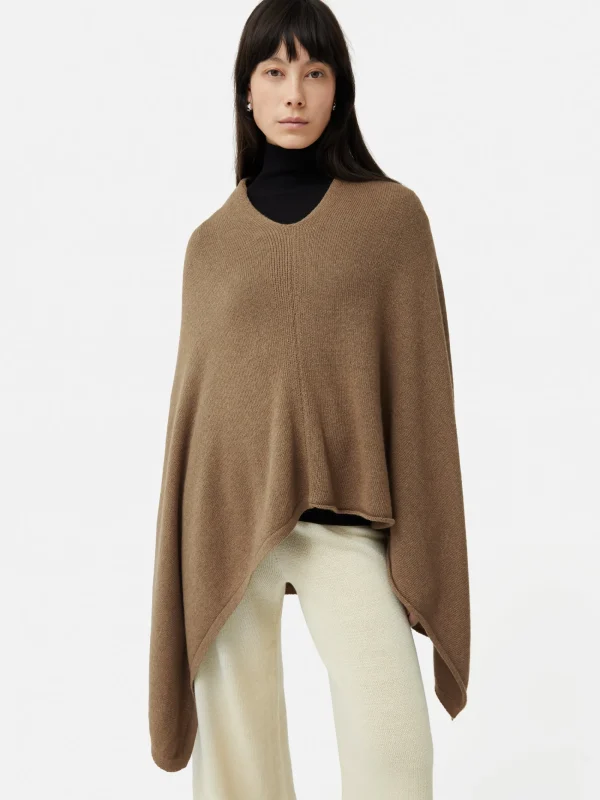 Jigsaw Wool Cashmere Blend Drape Poncho