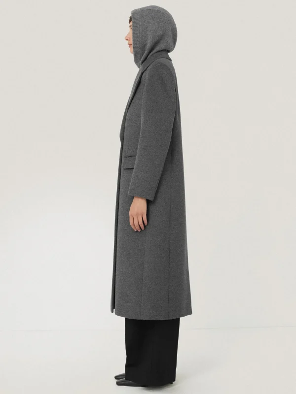 Jigsaw Wool Cashmere Blend Hooded Snood