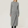 Jigsaw Wool Cashmere Blend Knot Dress