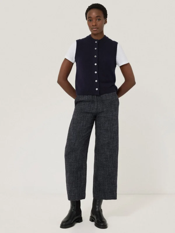 Jigsaw Wool Cashmere Blend Waistcoat