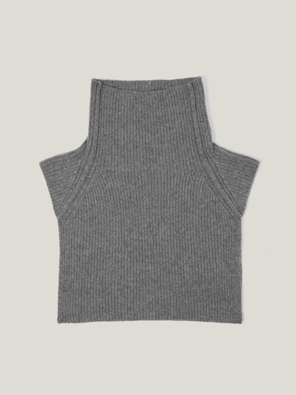 Jigsaw Wool Cashmere Roll Neck Bib