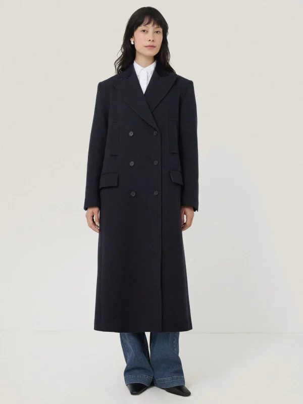 Jigsaw Wool Double Breasted Overcoat