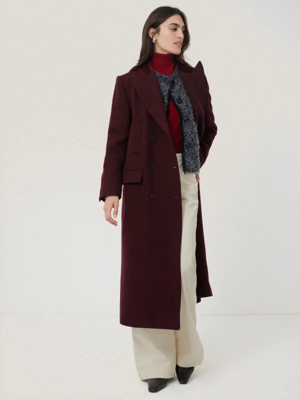 Jigsaw Wool Double Breasted Overcoat