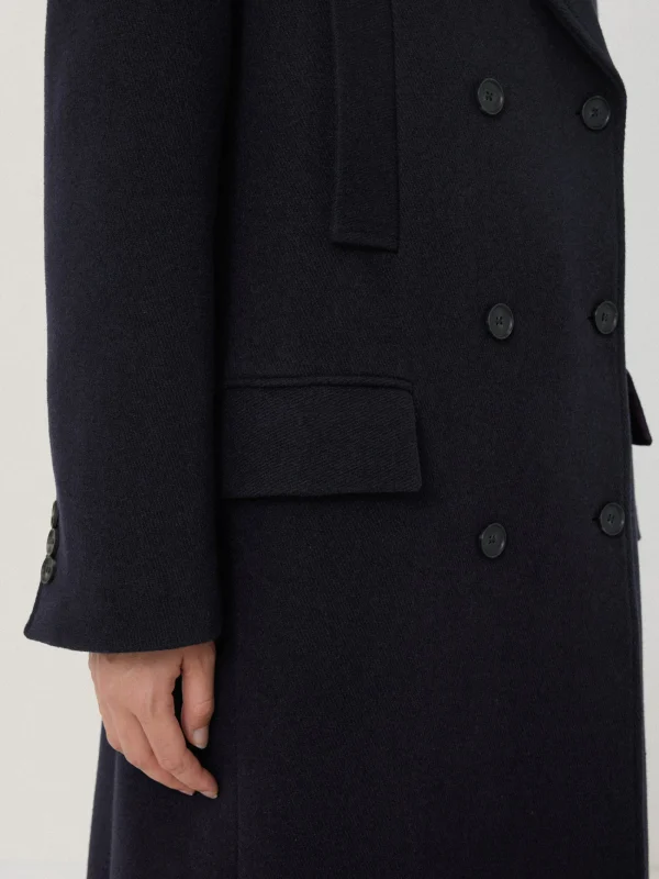 Jigsaw Wool Double Breasted Overcoat