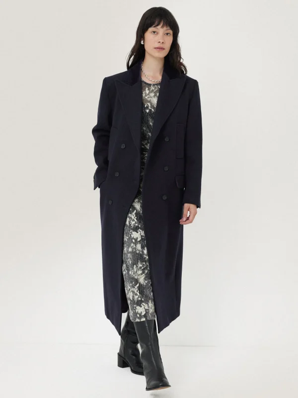 Jigsaw Wool Double Breasted Overcoat