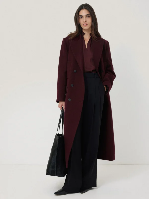 Jigsaw Wool Double Breasted Overcoat