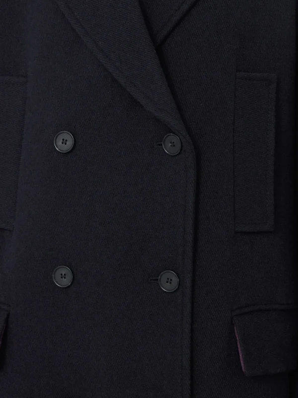 Jigsaw Wool Double Breasted Overcoat