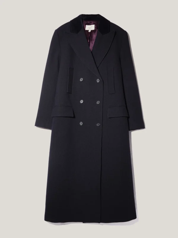 Jigsaw Wool Double Breasted Overcoat