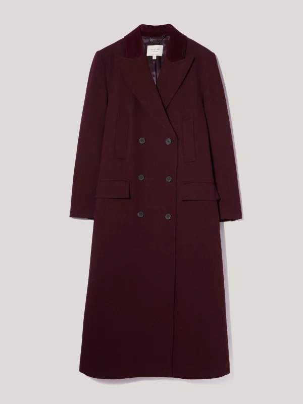 Jigsaw Wool Double Breasted Overcoat