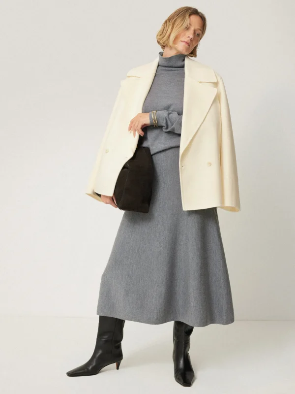 Jigsaw Wool Double Faced Short Coat