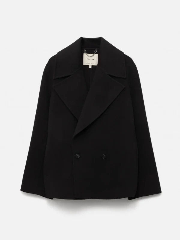 Jigsaw Wool Double Faced Short Coat