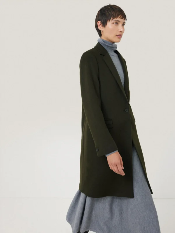 Jigsaw Wool Relaxed City Coat