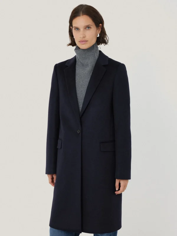 Jigsaw Wool Relaxed City Coat