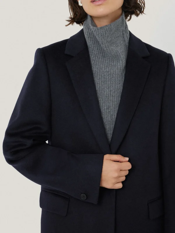 Jigsaw Wool Relaxed City Coat