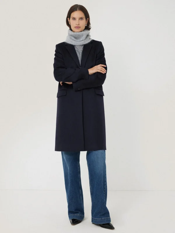 Jigsaw Wool Relaxed City Coat