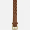 Jigsaw Woven Leather Belt