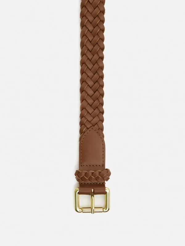 Jigsaw Woven Leather Belt