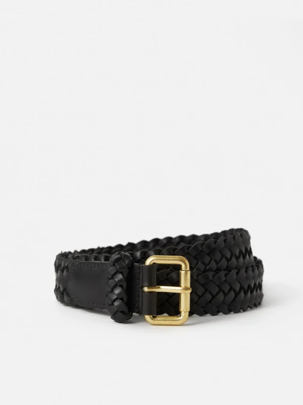 Jigsaw Woven Leather Belt