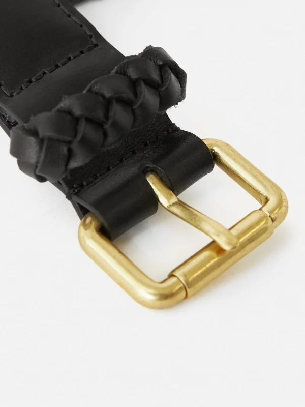 Jigsaw Woven Leather Belt